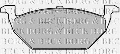 BORG & BECK bbp1619 -  Комплект тормозных колодок, дисковый тормоз